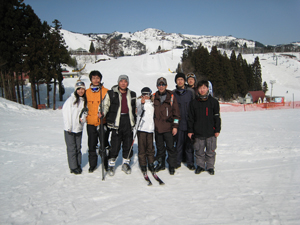 新潟スキー記念写真